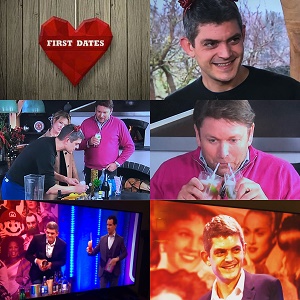First Dates Merlin Griffiths and some wonderful cocktails