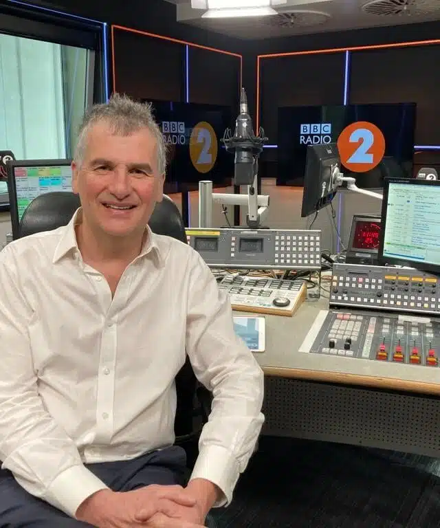 Phil Jones at his BBC Editor's desk for the Jeremy Vine Show