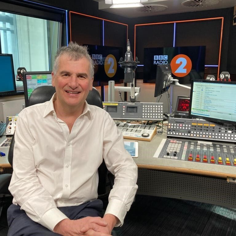 Phil Jones at his BBC Editor's desk for the Jeremy Vine Show