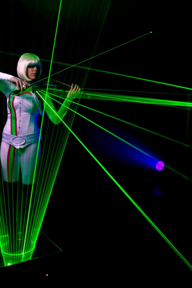 Lumina the laser violinist