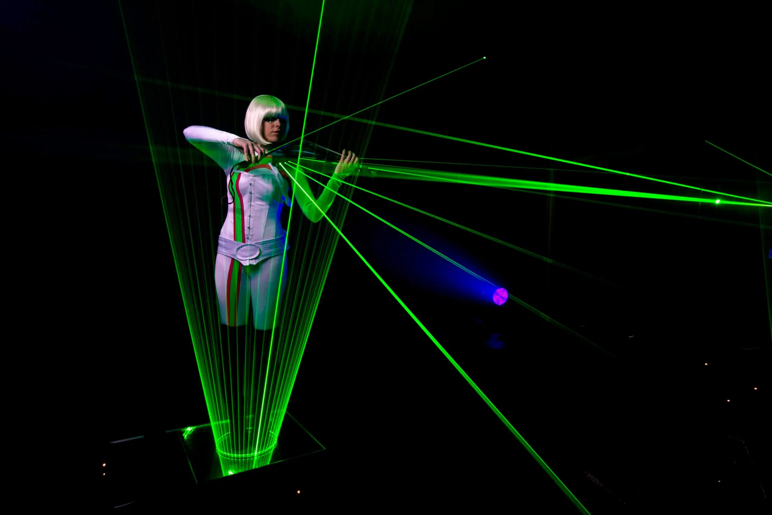 Lumina the laser violinist