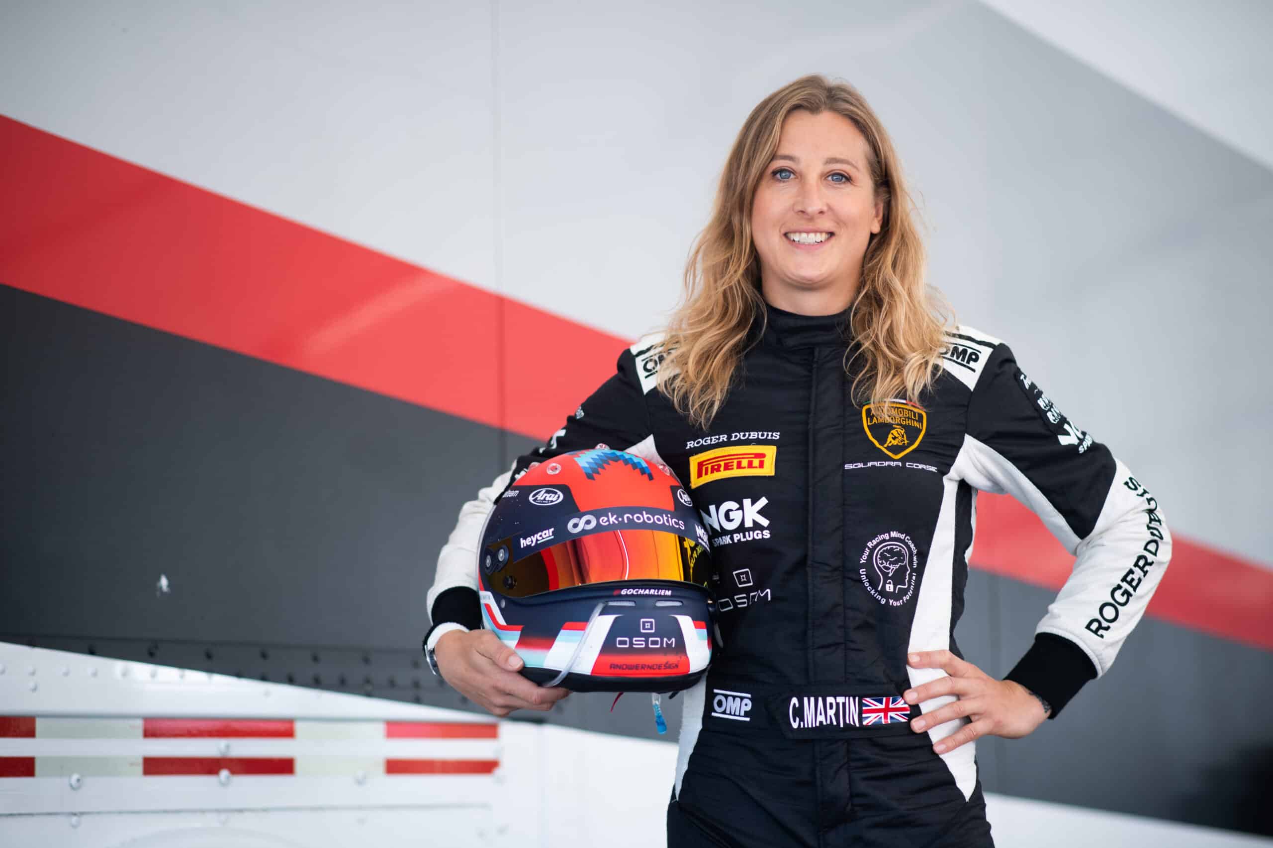 Charlie Martin in race gear