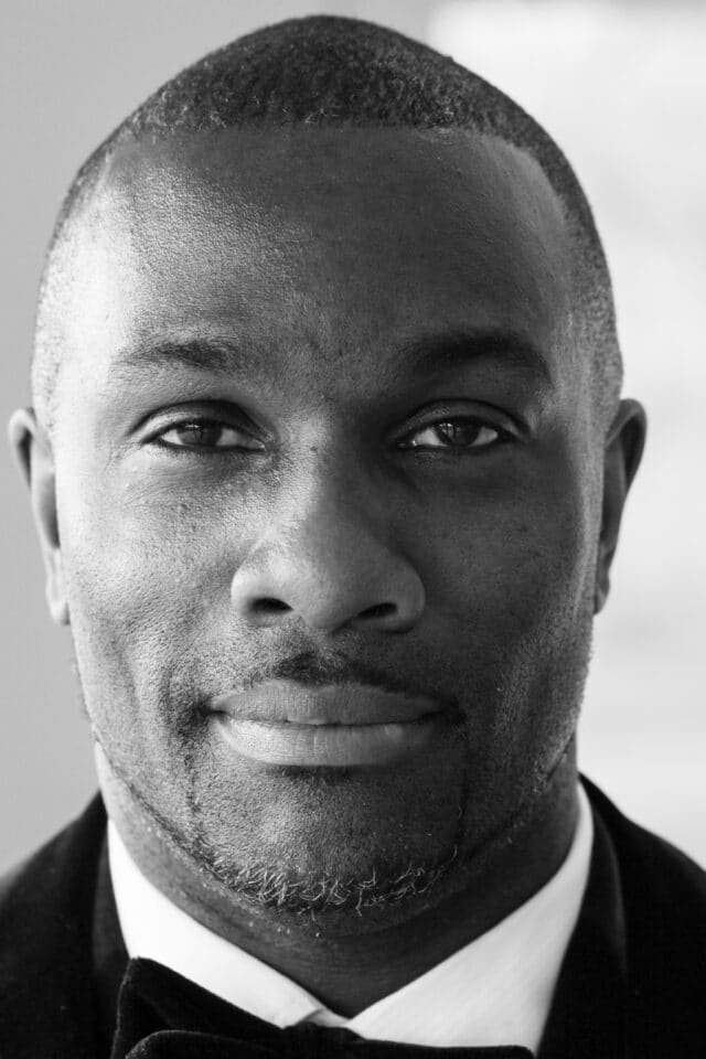 derek redmond, motivational speaker looking at camera