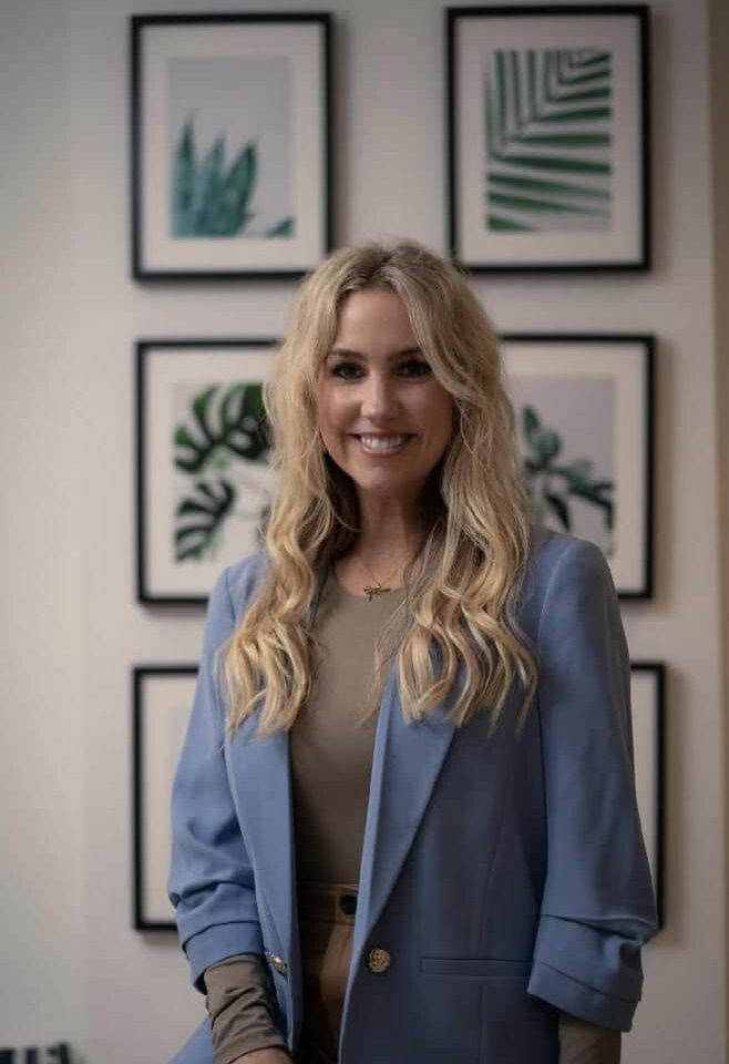 Ella Mace looking at camera