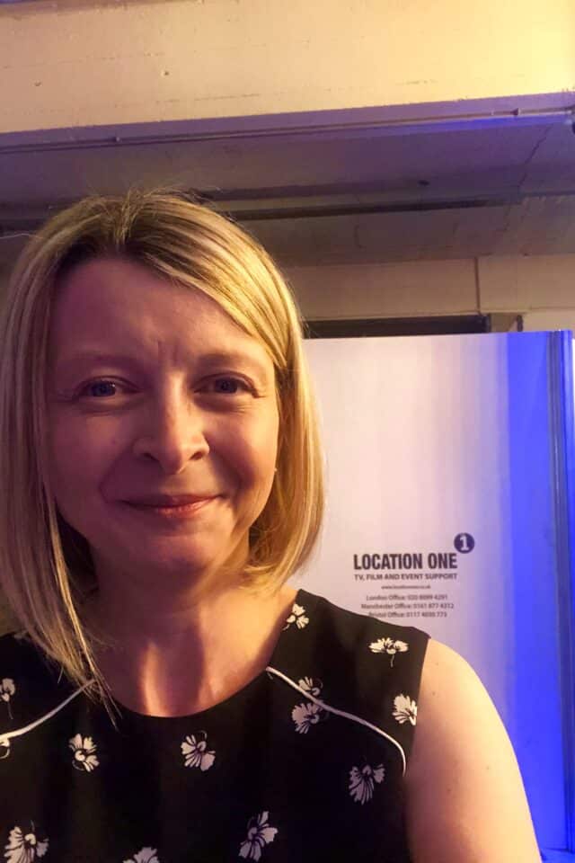 Jane Hawkes looking at camera