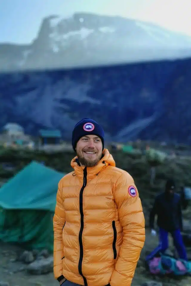Oli France looking at camera