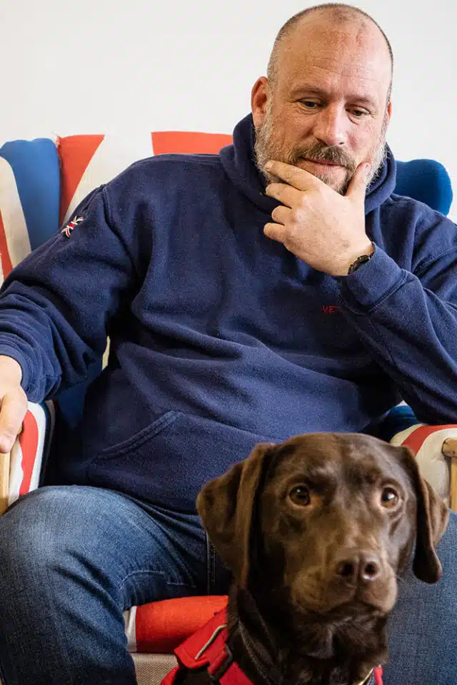 Andy Price in chair