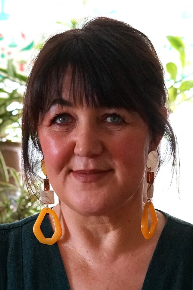 Louise Allen looking at camera