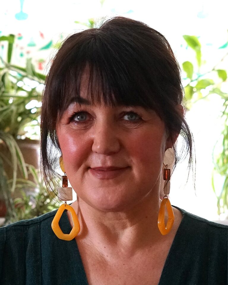 Louise Allen looking at camera