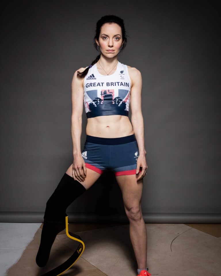 Stef Reid looking at camera