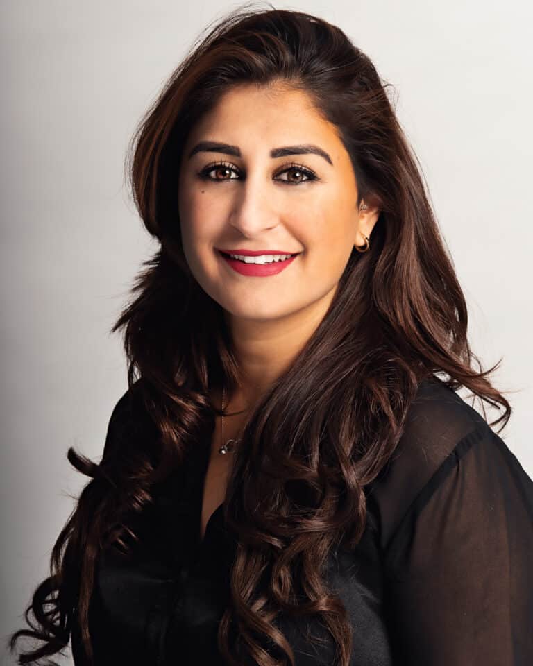 Leah Chowdhry keynote speaker looking at camera