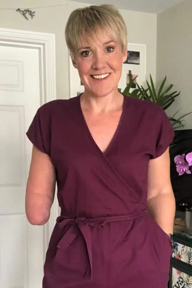 Gill Thomas smiling