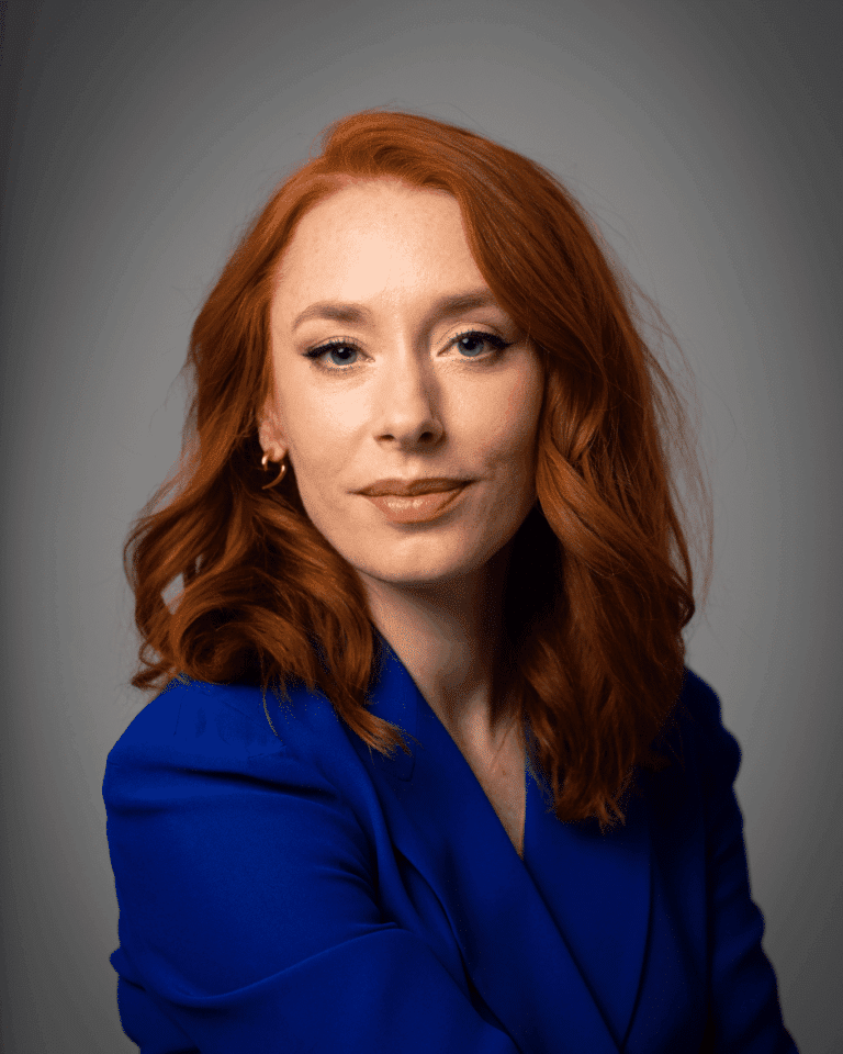 Hannah fry looking at camera