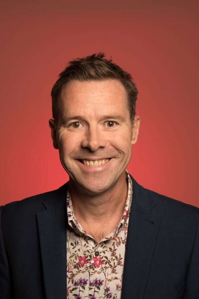 Jamie Sutherland smiling