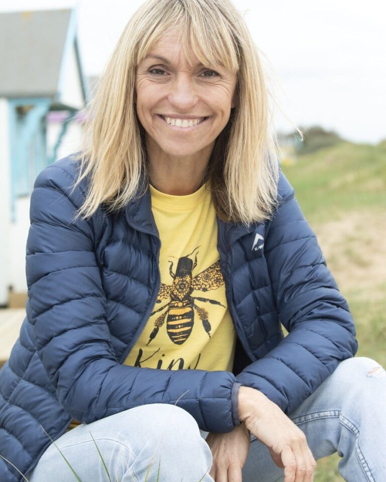 Michaela Strachan smiling