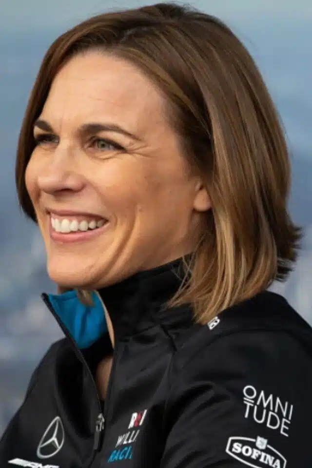 Claire Williams smiling