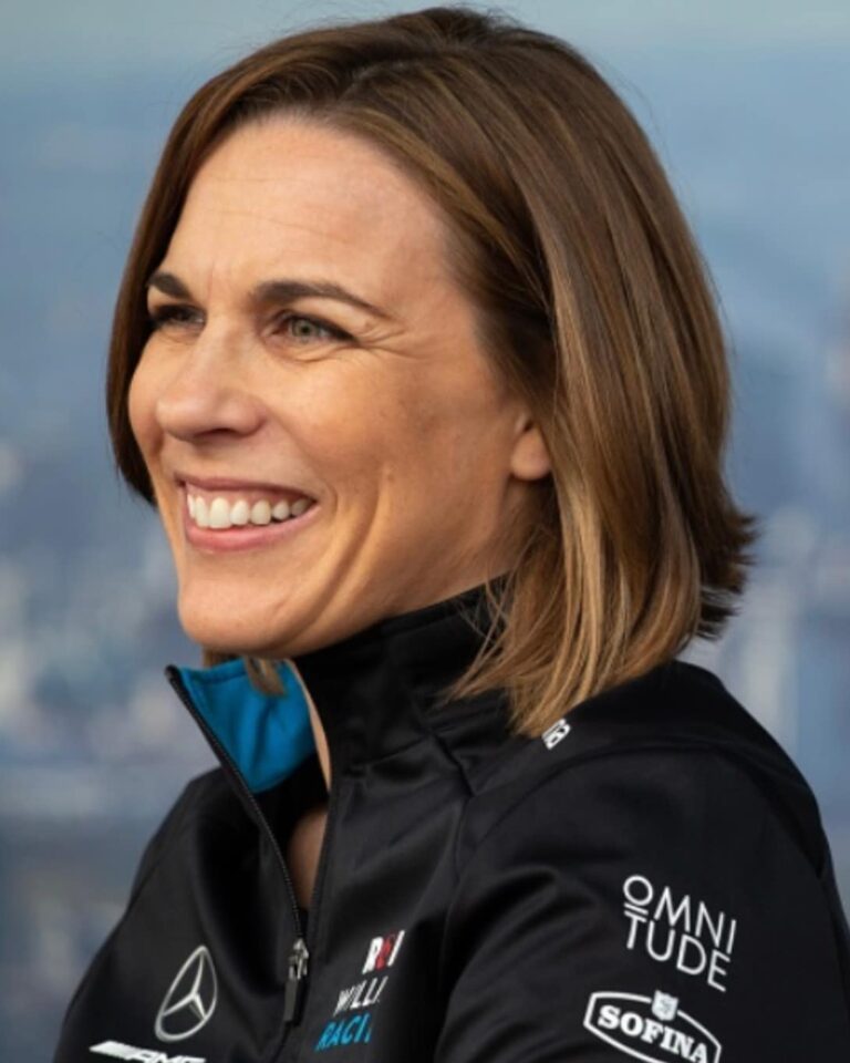 Claire Williams smiling