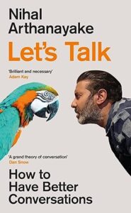 Let's talk book cover by keynote speaker Nihal Arthanayake