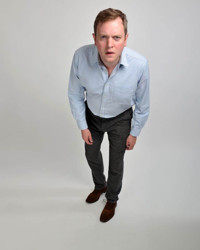 Actor comedian and awards host Miles Jupp book through The Speakers Agency