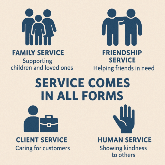 service comes in all forms